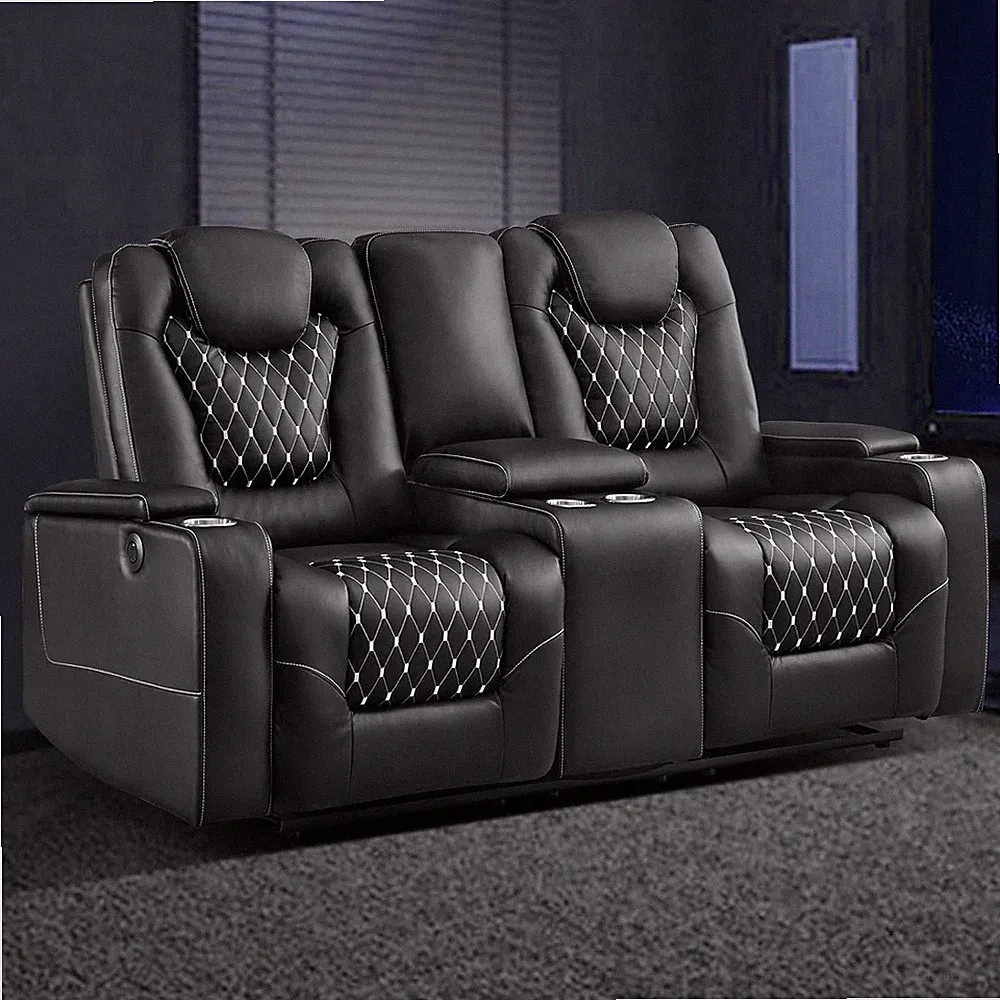 Leather Loveseat